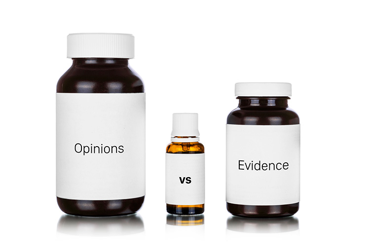 Opinions vs Evidence with Multivitamins